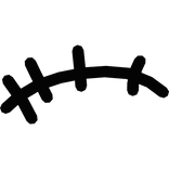 Anime Lines Angry Facial Expression - Right