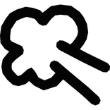 Anime Lines Excited Facial Expression - Right