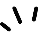 Anime Lines Surprised Facial Expression - Left