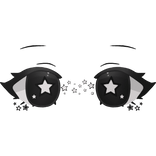 Anime Manga 3D Star Eyes