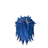 Anime Messy Tied Ponytail Blue