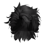 Anime Punk Messy Hair (Black)