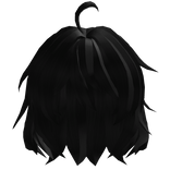 Anime Short Messy Hair - Black