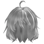 Anime Short Messy Hair - White