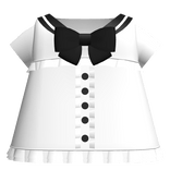 ♡ : anime soft simple black and white uniform