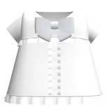 ♡ : anime soft simple white and blue uniform