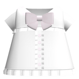♡ : anime soft simple white and pink uniform
