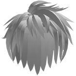 Anime White Spiky Hair