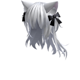 Anime Wonder Cat hair (white)