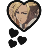 Annie Leonhart Thinking Hearts Attack On Titan