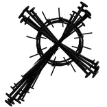 Antique Black Nail Cross Relic