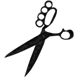 antique iron prop scissors (waist)