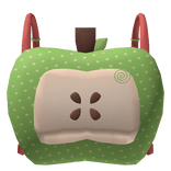 ꒰ ♡ ꒱ apple backpack in green 3.0