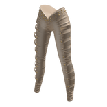 aprelle leather studded pants ivory