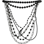 Archival Gaian Silver Bead Necklace Set