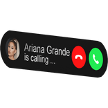 Ariana Grande is calling phone call bubble