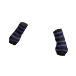 arm-warmers (black and purple)