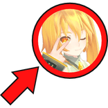 arrow pointing circle