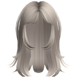 ash blonde wolfcut layered hair