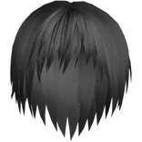 Ash Vkei Unkept Emo Hair