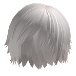 ash white emo vkei anime hair