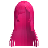 ♡ : asymmetrical hime anime hair hot pink