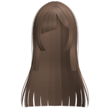 ♡ : asymmetrical hime anime hair milk tea