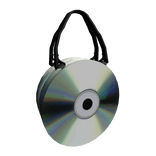 Atemporal - Compact disk handbag