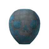 Augmented Soldier's Blue Skull Hunter Visor