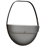 AV Designer Ombre Leather Purse - Black