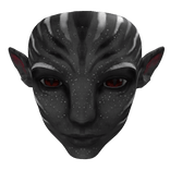 Avatar black navy | mask