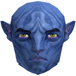 Avatar Jake Sully Blue Navi Male Alien Face 🌿 