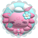 Axolotl Tropical Summer Sailor Float Backpack