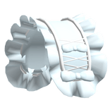 ♡ : baby blue ruffled maid headband