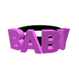 "BABY" Necklace Choker
