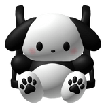 ♡ baby panda bunny backpack