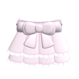 baby pink bow pleated dress