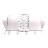 ♡ : baby pink laced ruffled maid top