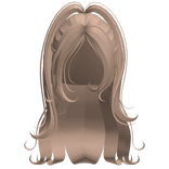 ♡ babydoll long girly hair (ash brown)