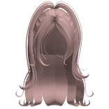 ♡ babydoll long girly hair (dusty rose)
