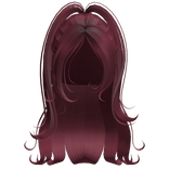 ♡ babydoll long girly hair (mahogany) 