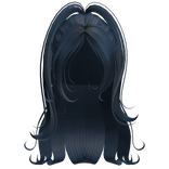 ♡ babydoll long girly hair (midnight)