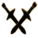 [Back] Daggers Fire Outline [Type A]