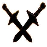 [Back] Daggers Fire Outline [Type B]