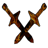 [Back] Daggers Fire Outline [Type B]