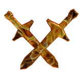 [Back] Fire Swords with Outline [Type A]