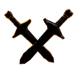 [Back] Swords Fire Outline [Type B]