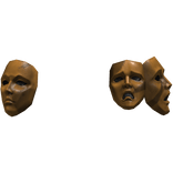 Back Waist Jester Mask Belt