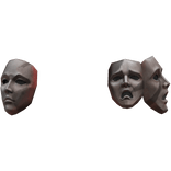 Back Waist Jester Mask Belt