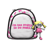 Retro/Vintage Backpack | White & Pink